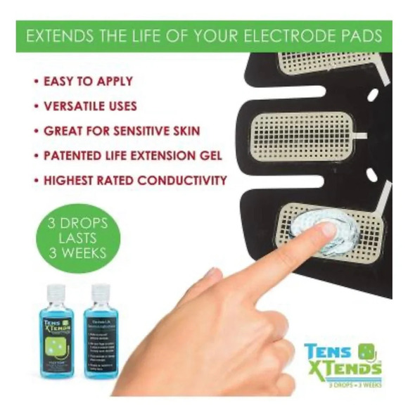 TensXtends Conductive Adhesive Gel for‎ Tens Pads - Patented Formula NEW SEALED - Picture 5 of 9